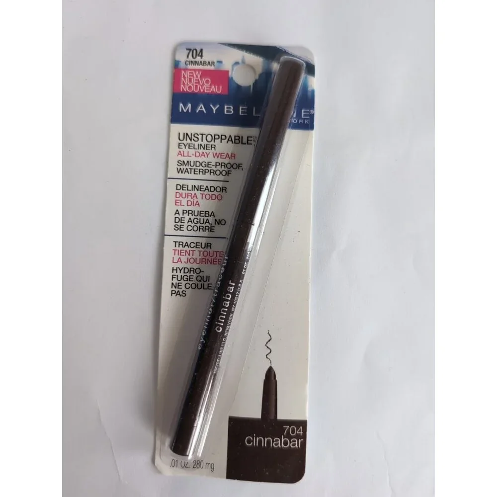 Maybelline Unstoppable Eyeliner All Day Wear Smudge Proof # 704 CINNABAR New!
